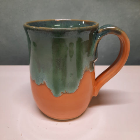 orange/green mug