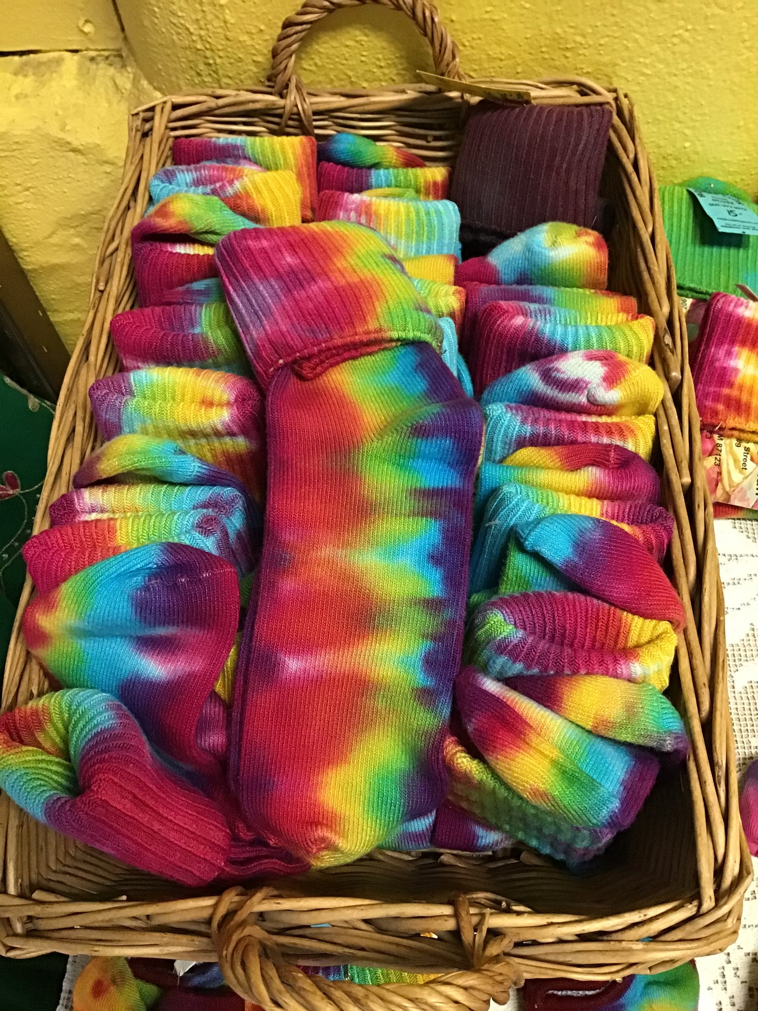 bamboo rayon hand dyed socks – Amyjanes coolstuff
